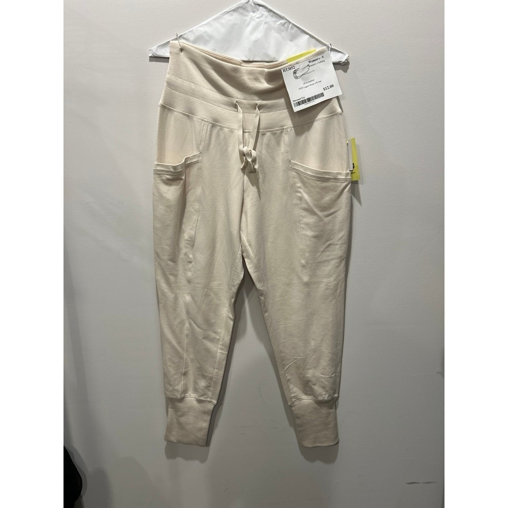 NEW all in motion Joggers Beige S